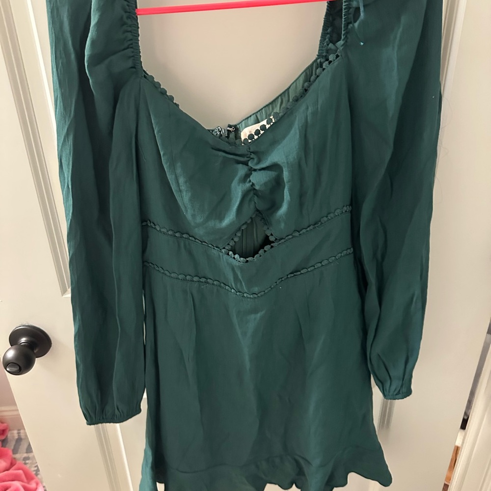 Altar'd State Green Mini Dress